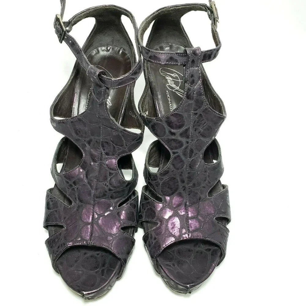 Donald Pliner Platform Strappy Glula High Heels‎